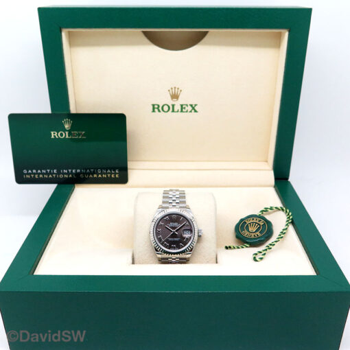 Rolex 279174 Datejust with Dark Grey Roman Dial on Jubilee - Image 2