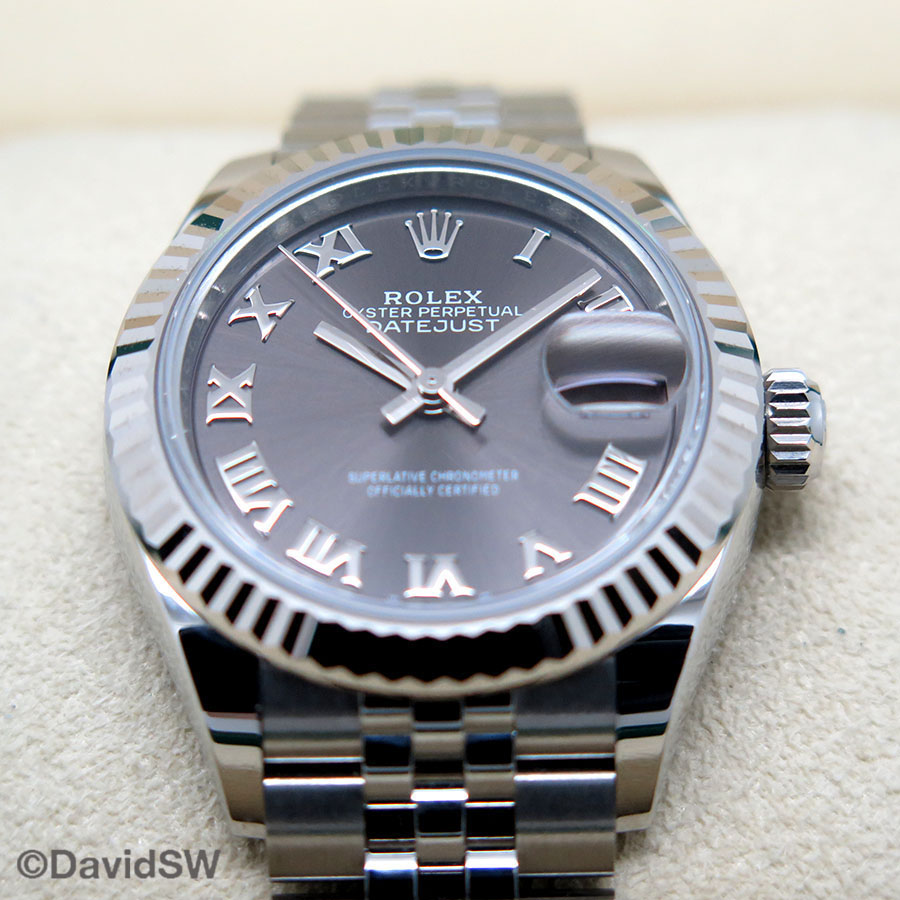 Rolex 279174 Datejust with Dark Grey Roman Dial on Jubilee - Image 3