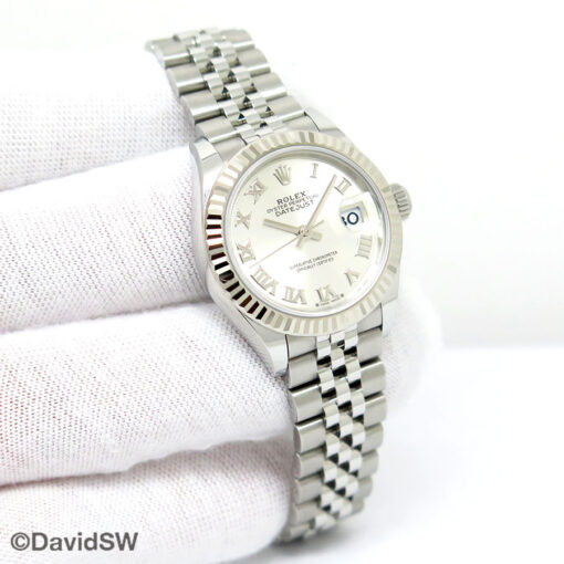 Rolex 279174 Datejust with Silver Roman Dial on Jubilee
