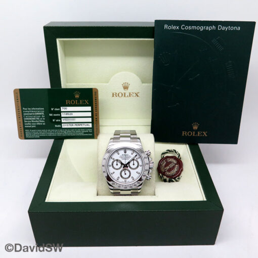 Rolex 116520 Cosmograph Daytona with White Dial - Image 2
