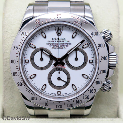 Rolex 116520 Cosmograph Daytona with White Dial - Image 3