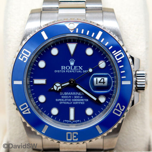 Rolex 116619LB Submariner 18K White Gold - Image 3