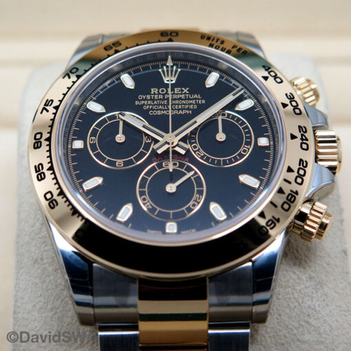 Rolex 116503 Cosmograph Daytona 18K/SS with Black Dial (New Old Stock) - Image 3