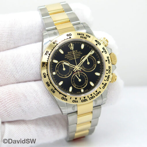 Rolex 116503 Cosmograph Daytona 18K/SS with Black Dial (New Old Stock)