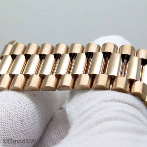 Rolex 228235 Day Date 40 18K Rose Gold with Chocolate Roman Dial (New Old Stock) - Image 6