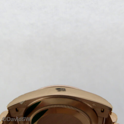 Rolex 228235 Day Date 40 18K Rose Gold with Chocolate Roman Dial (New Old Stock) - Image 5