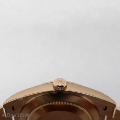 Rolex 228235 Day Date 40 18K Rose Gold with Chocolate Roman Dial (New Old Stock) - Image 4