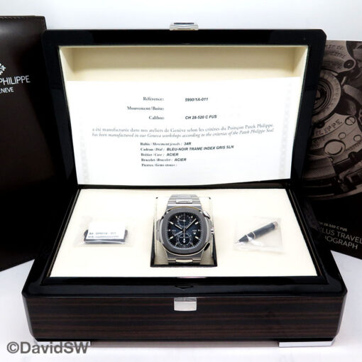 Patek Philippe 5990/1A Nautilus Travel Time Chronograph - Image 2