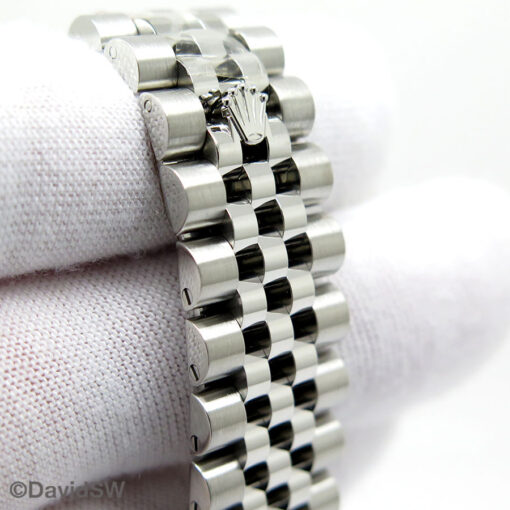 Rolex 116234 Datejust with Silver Rolex Motif Diamond Dial on Jubilee (New Old Stock) - Image 8