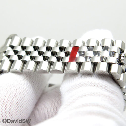 Rolex 116234 Datejust with Silver Rolex Motif Diamond Dial on Jubilee (New Old Stock) - Image 9