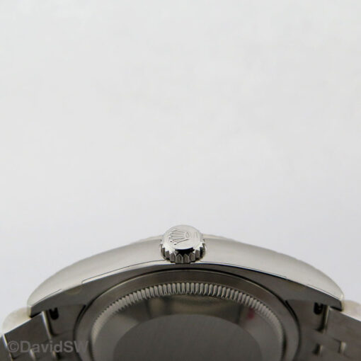 Rolex 116234 Datejust with Silver Rolex Motif Diamond Dial on Jubilee (New Old Stock) - Image 5