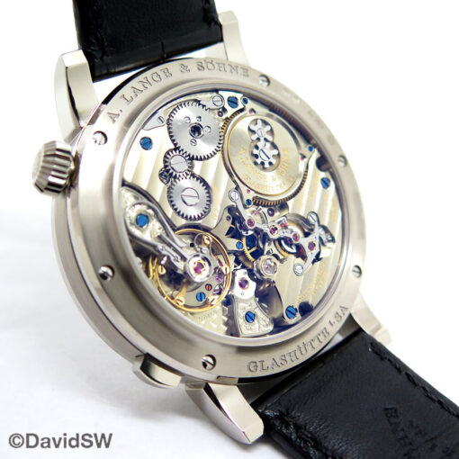 A. Lange & Sohne 145.029 Zeitwerk Striking Time 18K White Gold - Image 4