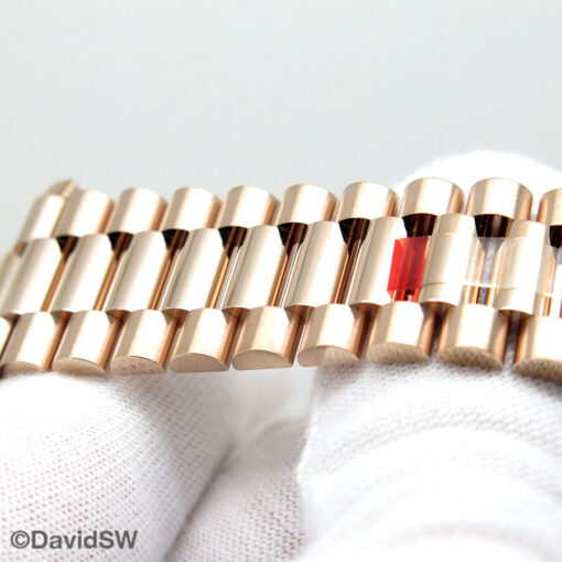 Rolex 228235 Day Date 40 18K Rose Gold with Sundust Roman Dial - Image 8