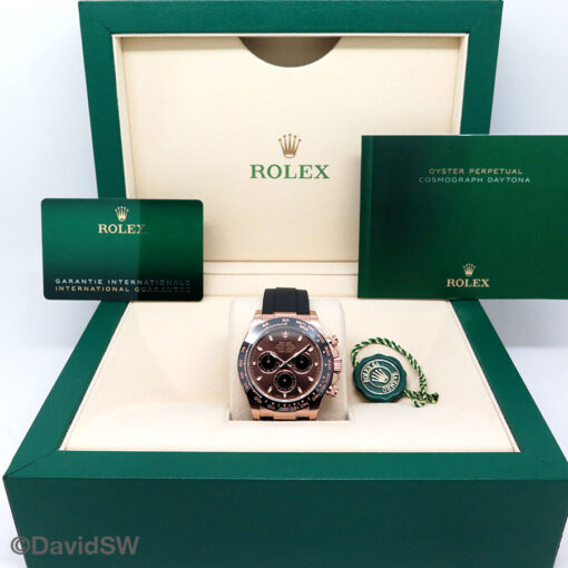 Rolex 116515LN Cosmograph Daytona 18K Rose Gold with Chocolate Dial - Image 2