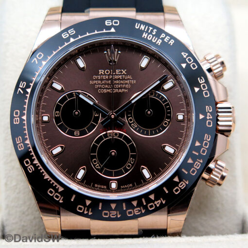 Rolex 116515LN Cosmograph Daytona 18K Rose Gold with Chocolate Dial - Image 3