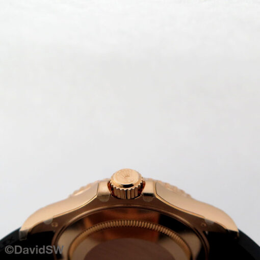 Rolex 116695 Yachtmaster 18K Rose Gold with Gem Set Bezel (New Old Stock) - Image 4