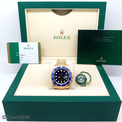 Rolex 116618LB Submariner 18K Yellow Gold (New Old Stock) - Image 2