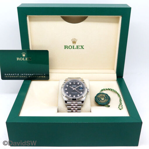Rolex 126334 Datejust 41 with Black Diamond Dial on Jubilee - Image 2