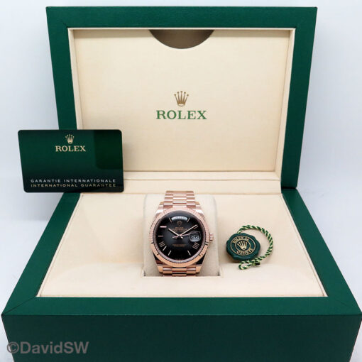 Rolex 228235 Day Date 40 18K Rose Gold with Slate Ombre Dial - Image 2