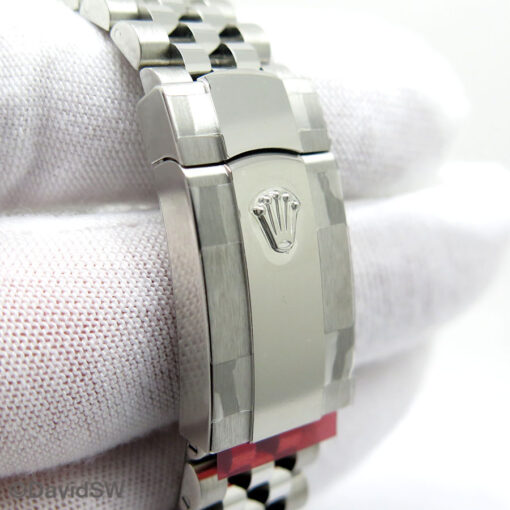 Rolex 126234 Datejust with Black Diamond Dial on Jubilee (New Old Stock) - Image 7