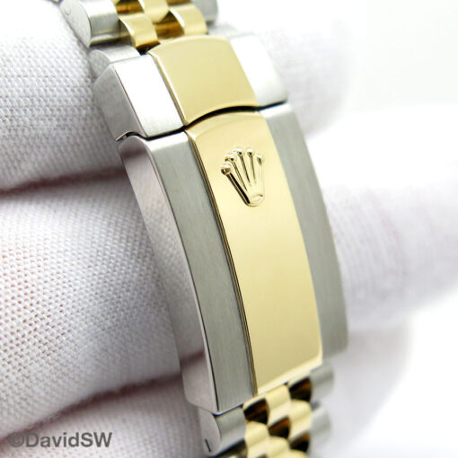 Rolex 126203 Datejust with Champagne Rolex Motif Diamond Dial on Jubilee - Image 7