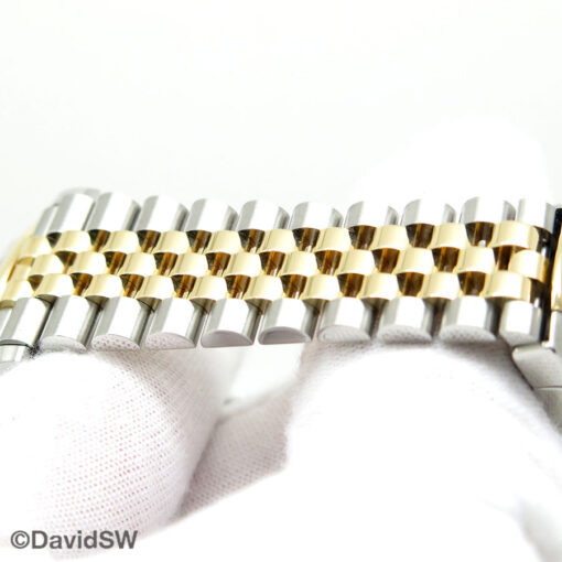 Rolex 126203 Datejust with Champagne Rolex Motif Diamond Dial on Jubilee - Image 8