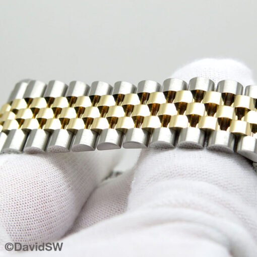 Rolex 126203 Datejust with Champagne Rolex Motif Diamond Dial on Jubilee - Image 6