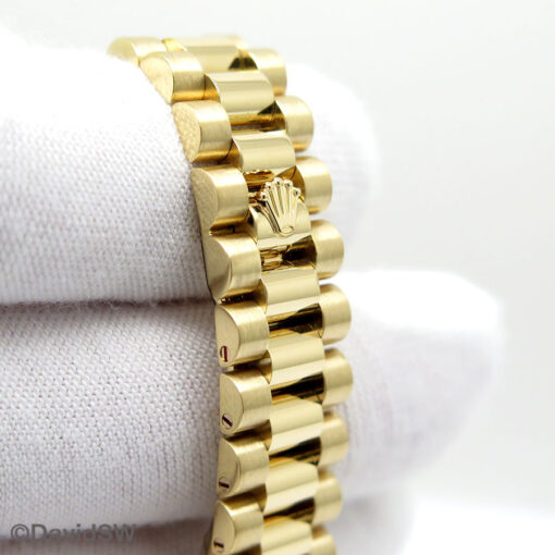 Rolex 179178 Datejust 18K Yellow Gold with Champagne Diamond Dial on President - Image 7