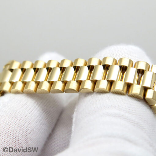 Rolex 179178 Datejust 18K Yellow Gold with Champagne Diamond Dial on President - Image 8