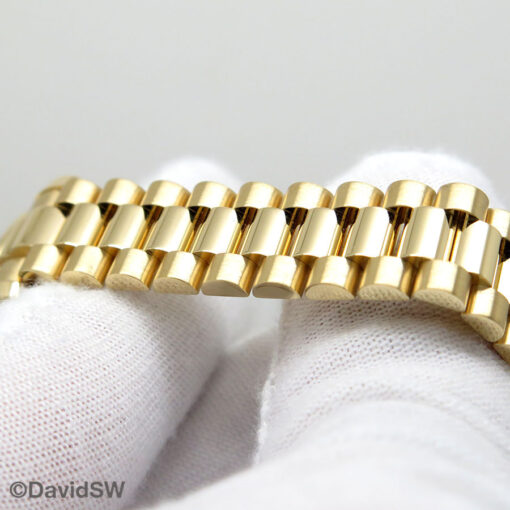 Rolex 179178 Datejust 18K Yellow Gold with Champagne Diamond Dial on President - Image 6