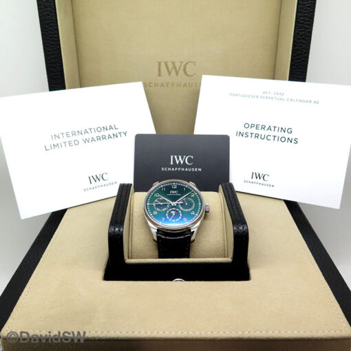 IWC IW3442 Portugieser Perpetual Calendar 42mm with Green Dial - Image 2