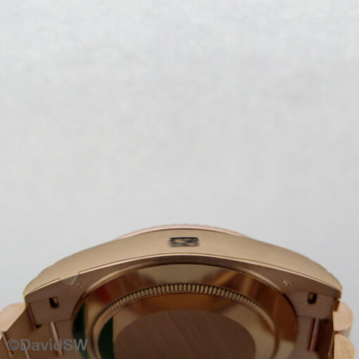 Rolex 228235 Day Date 40 18K Rose Gold with Sundust Diamond Baguette Dial (New Old Stock) - Image 5