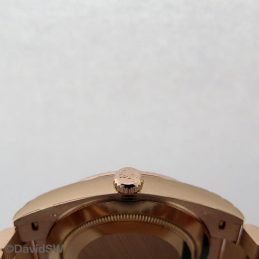 Rolex 228235 Day Date 40 18K Rose Gold with Sundust Diamond Baguette Dial (New Old Stock) - Image 4