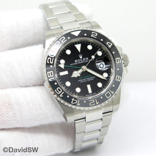 Rolex 126710GRNR GMT Master II on Oyster