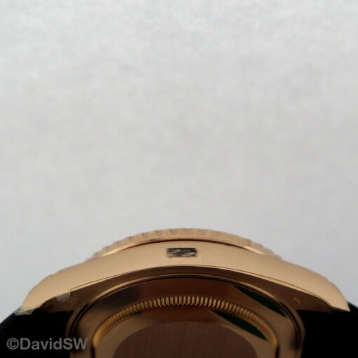 Rolex 116695 Yachtmaster 18K Rose Gold with Pave Diamond Dial and Gem Set Bezel (New Old Stock) - Image 6