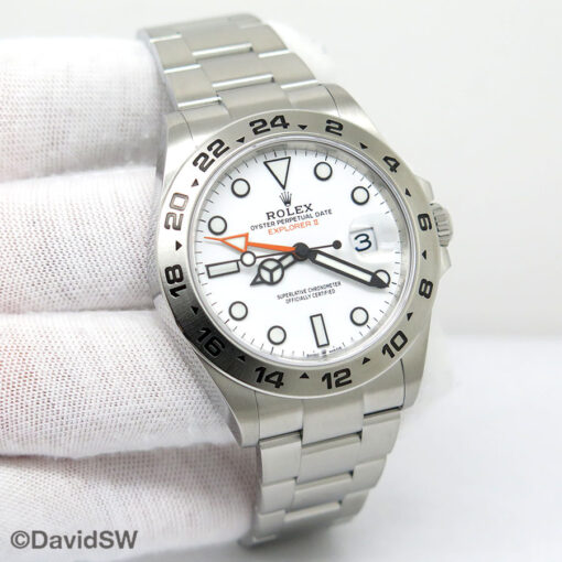 Rolex 226570 Explorer II with White Dial