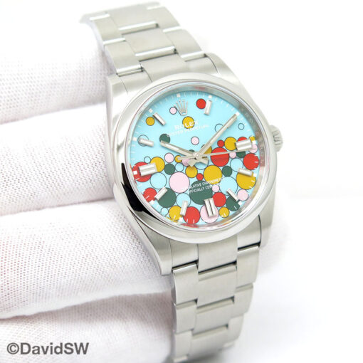 Rolex 126000 Oyster Perpetual 36mm with Celebration Motif Dial