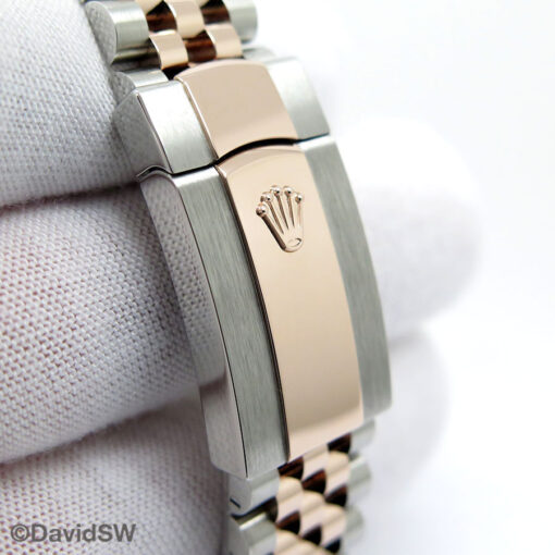 Rolex 126231 Datejust 18K/SS with Slate Roman Diamond VI, IX Dial on Jubilee - Image 7