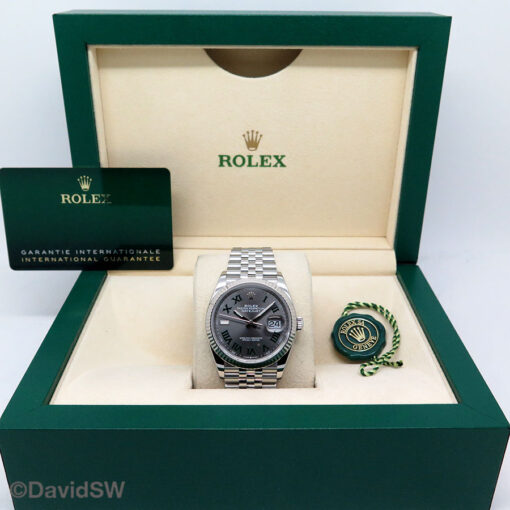 Rolex 126234 Datejust with Slate Roman Dial on Jubilee - Image 2