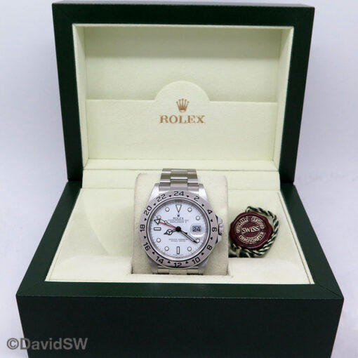 Rolex 16570 Explorer II with White Dial and 3186 Movement - Image 2
