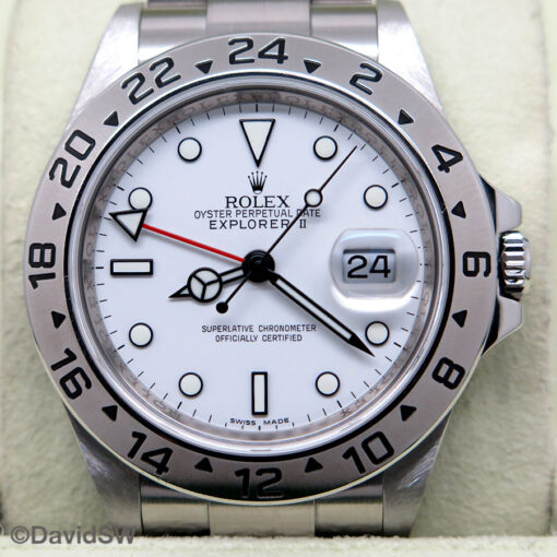 Rolex 16570 Explorer II with White Dial and 3186 Movement - Image 3