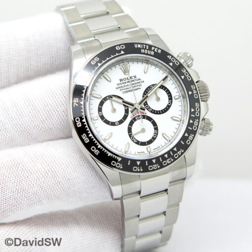 Rolex 126500LN Cosmograph Daytona with White Dial (New Model)
