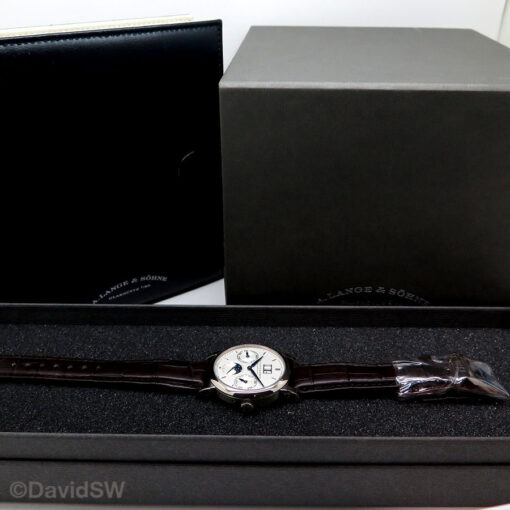 Alternative view of A. Lange & Sohne 330.026 Saxonia Annual Calendar 18K White Gold