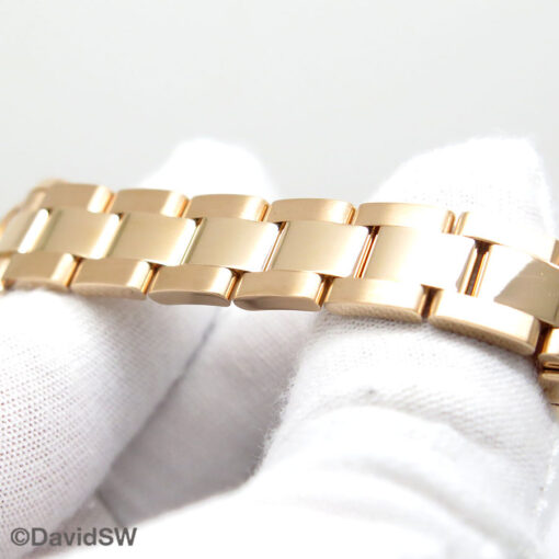 Rolex 179165 Datejust 18K Rose Gold with Pink Diamond Dial on Oyster - Image 9