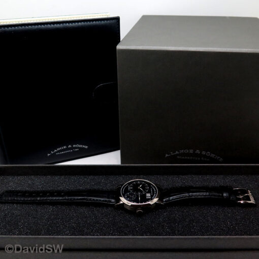 A. Lange & Sohne 192.029 Lange 1 18K White Gold with Black Dial - Image 2