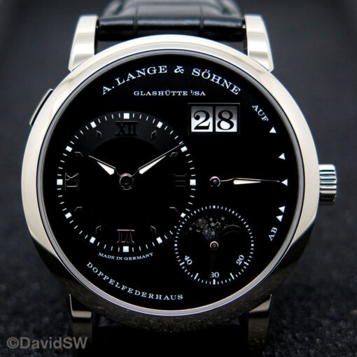 A. Lange & Sohne 192.029 Lange 1 18K White Gold with Black Dial - Image 3