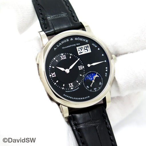 A. Lange & Sohne 192.029 Lange 1 18K White Gold with Black Dial