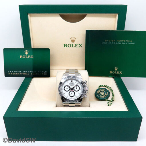 Rolex 126500LN Cosmograph Daytona with White Dial (New Model) - Image 2