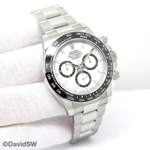 Rolex 126500LN Cosmograph Daytona with White Dial (New Model)