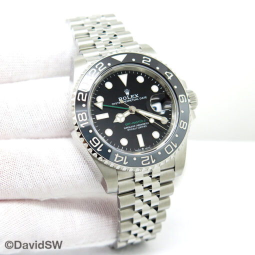 Rolex 126710GRNR GMT Master II on Jubilee